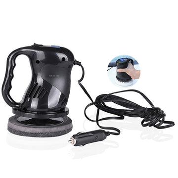 TD® Polisseuse voitures électrique batterie  phare polissage éponge vitesse machine à polir rond haute qualité noir petit confortabl